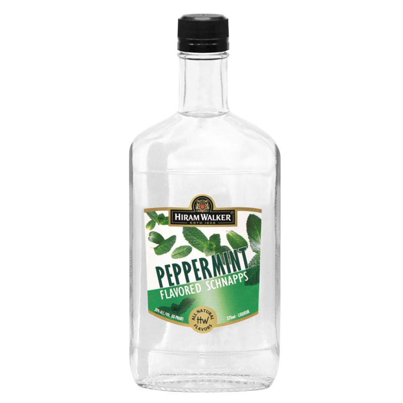 Hiram Walker Peppermint Schnapps 375ml (60 proof)
