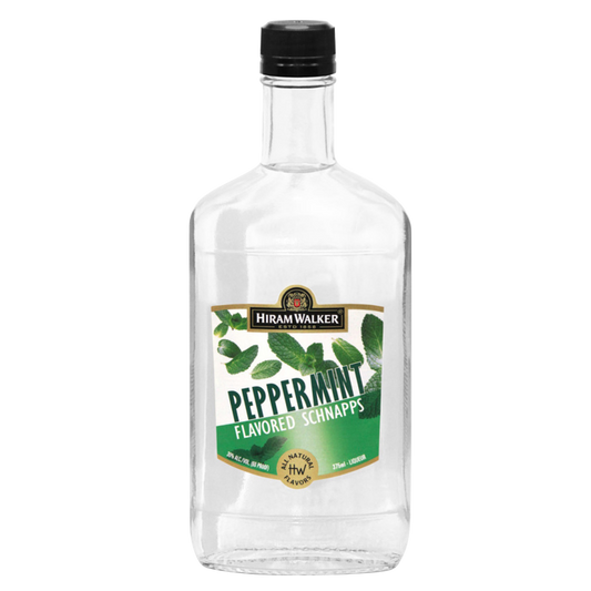 Hiram Walker Peppermint Schnapps 375ml (60 proof)