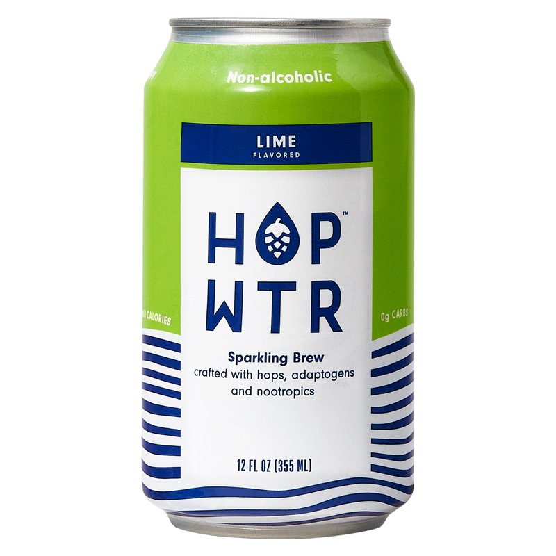 HOP WTR Lime 4pk 12 oz Can