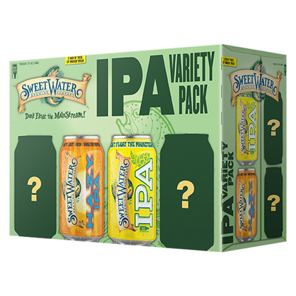 SweetWater IPA Variety 12pk 12oz Can ABV Varies