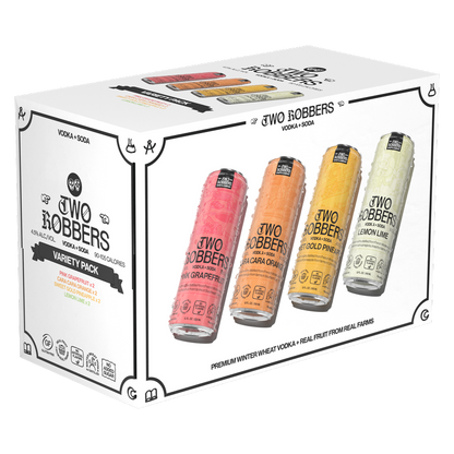 Two Robbers Vodka Soda Variety 8pk 12oz Cans