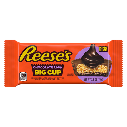 Reese's Milk Chocolate Lava Big Cup King Size, 2.8 oz