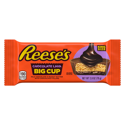 Reese's Milk Chocolate Lava Big Cup King Size, 2.8 oz