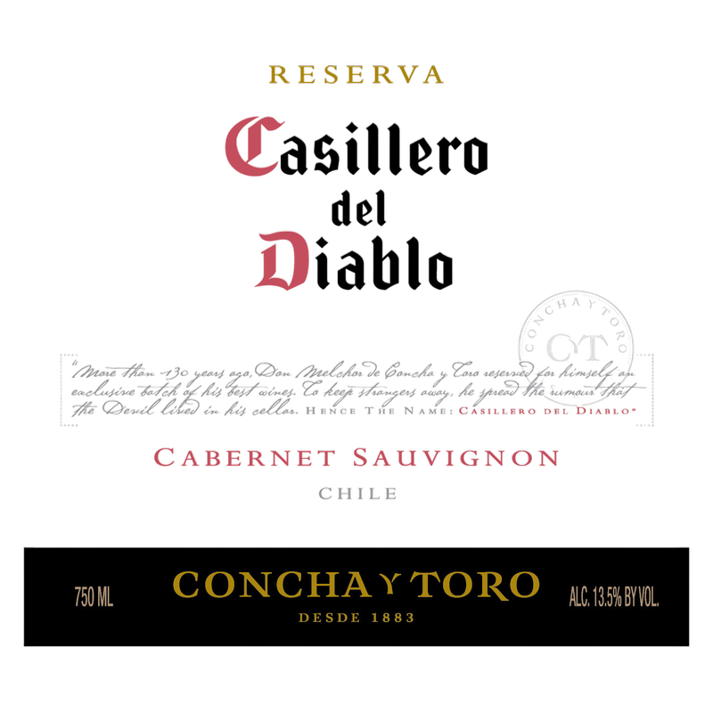 Casillero Del Diablo Cabernet Sauvignon 750 ml