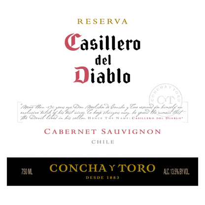 Casillero Del Diablo Cabernet Sauvignon 750 ml