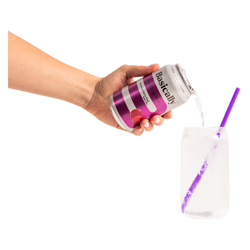 Basically Mixed Berry Sparkling Water - 8pk