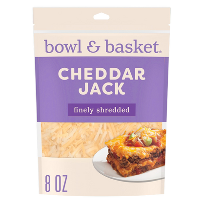 Bowl & Basket Finely Shredded Cheddar Jack Cheese - 8oz