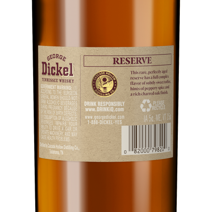 George Dickel Reserve 17 YO