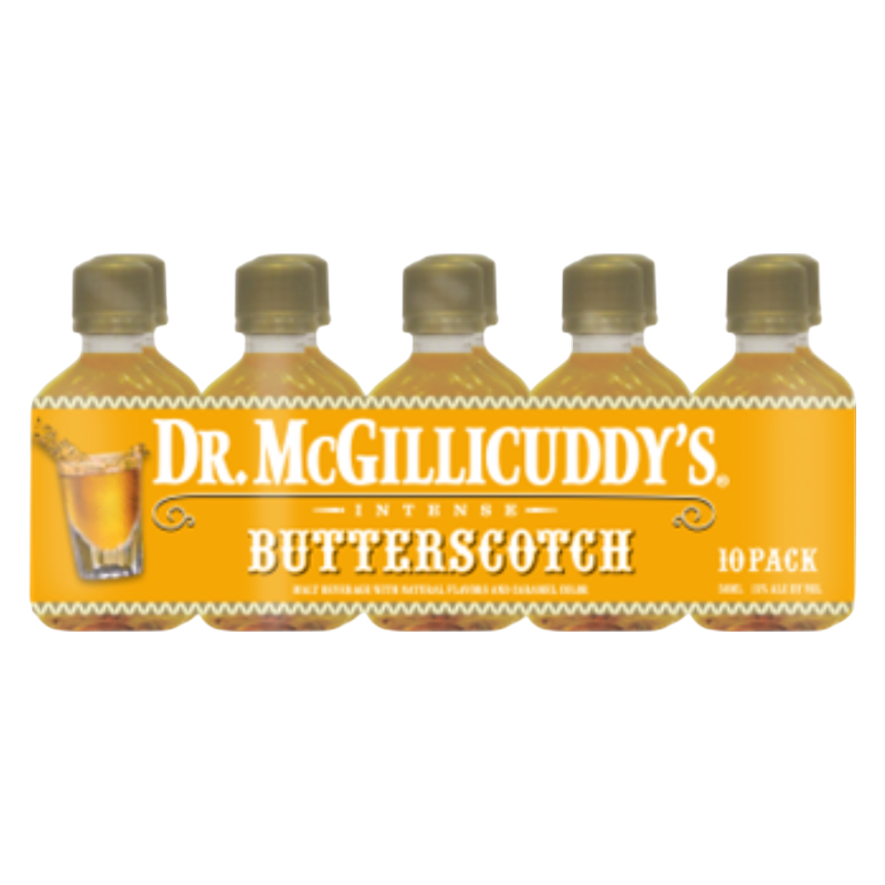Dr McGillicuddys Butterscotch 10pk 50ml 21% ABV