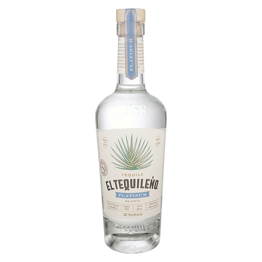 El Tequileno Tequila Platinum Blanco 750ml Bottle 40% ABV