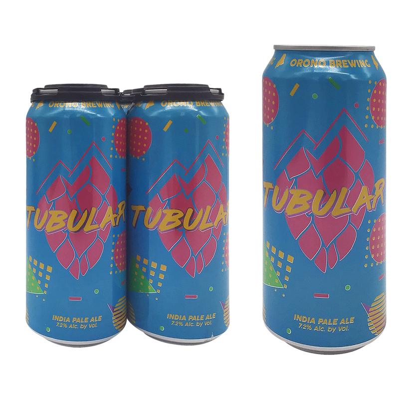 Orono Brewing Tubular Ipa 4Pk 16Oz Can 7.2% Abv