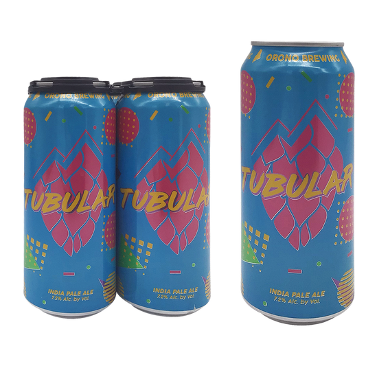 Orono Brewing Tubular Ipa 4Pk 16Oz Can 7.2% Abv