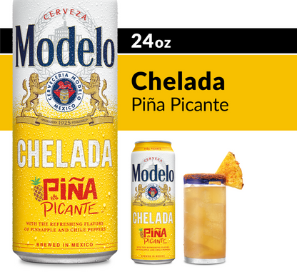 Modelo Especial Chelada Pina Picante 24oz Can 4.0% ABV