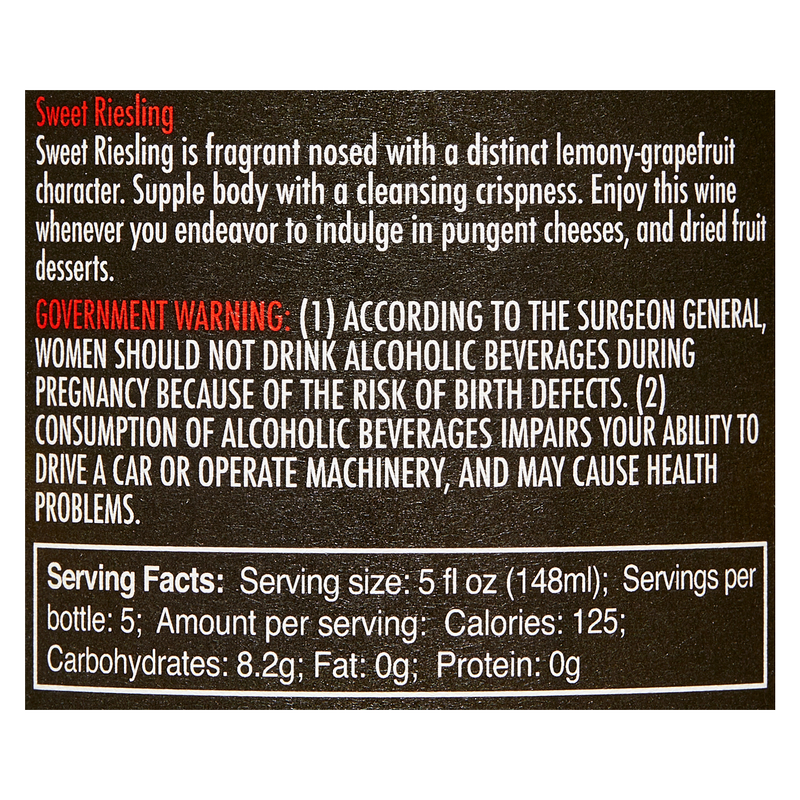 Love Cork Screw Head Over Heels Sweet Riesling 750 ml