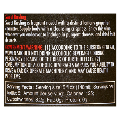 Love Cork Screw Head Over Heels Sweet Riesling 750 ml