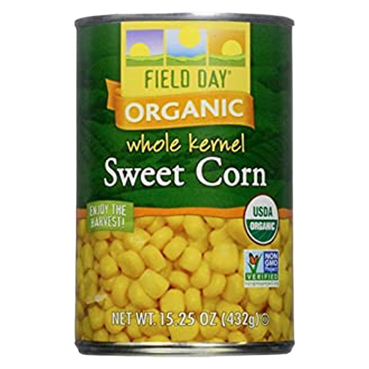 Field Day Organic Whole Kernel Sweet Corn 15.25oz