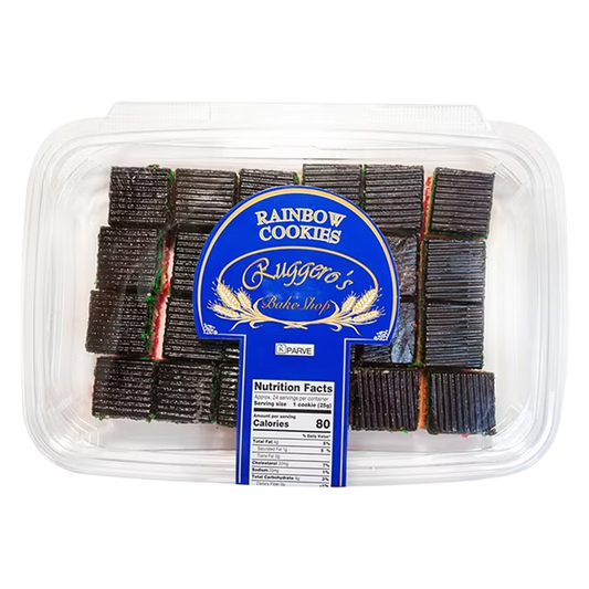 Ruggero's Bakeshop Rainbow Cookies - 16oz