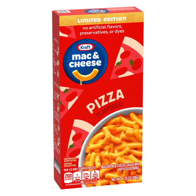 Kraft Pizza Flavored Mac & Cheese 7.25oz