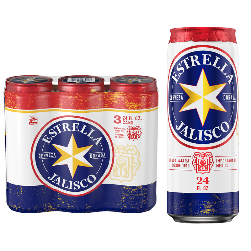 Estrella Jalisco 3pk 24oz Can