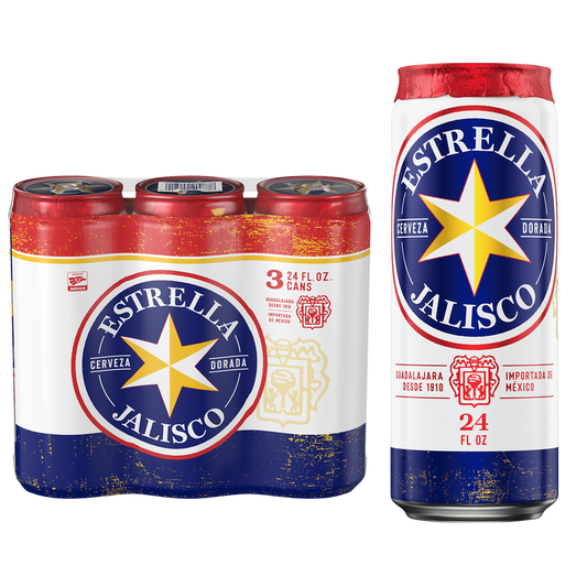 Estrella Jalisco 3pk 24oz Can