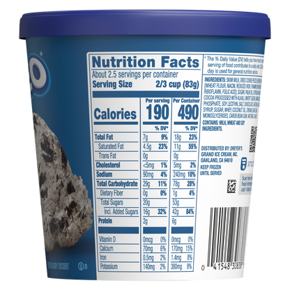 Oreo Frozen Dessert, 14oz