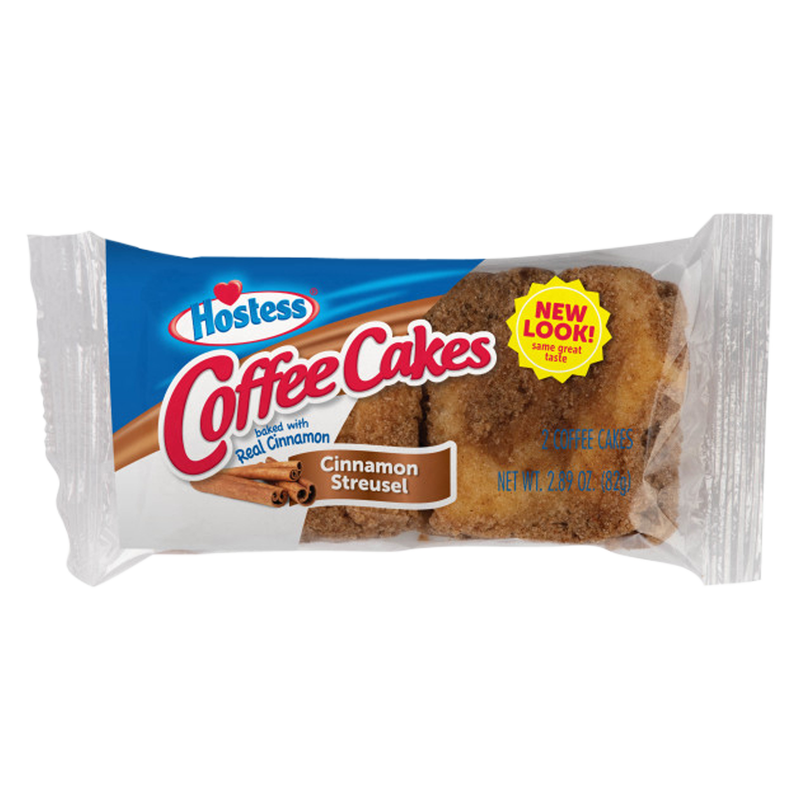 HOSTESS Coffee Cakes Single Serve, 2 Count, 2.89 oz