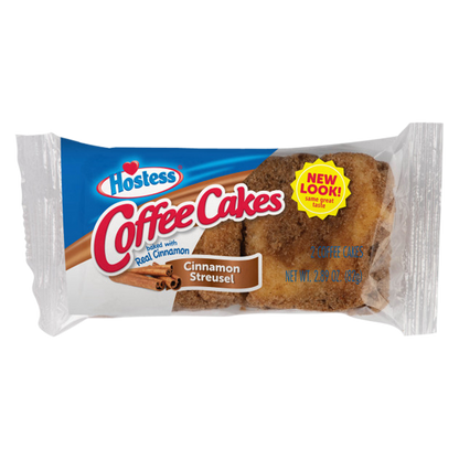 HOSTESS Coffee Cakes Single Serve, 2 Count, 2.89 oz