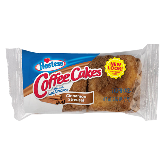 HOSTESS Coffee Cakes Single Serve, 2 Count, 2.89 oz
