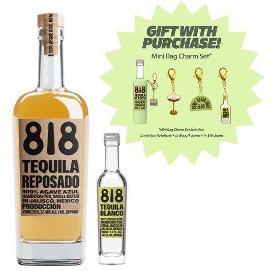 818 Tequila Reposado 750ml + Blanco 50ml + Gift With Purchase!