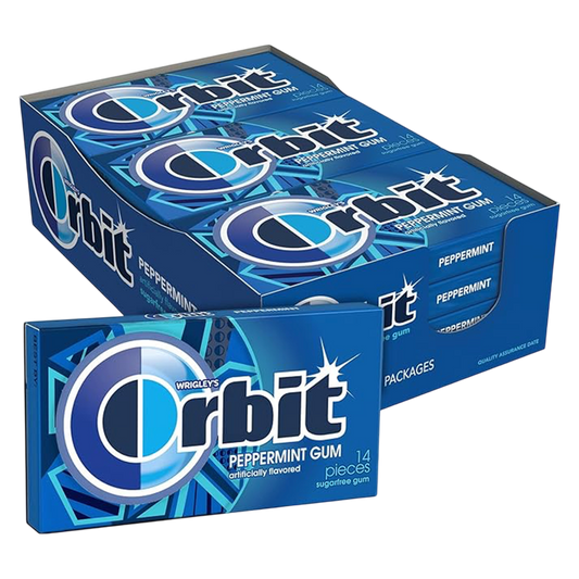Orbit Peppermint Gum 14ct 12 CT