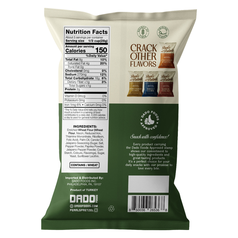 Pearl's Pretzels Jalapeno Pretzel Pieces 5oz