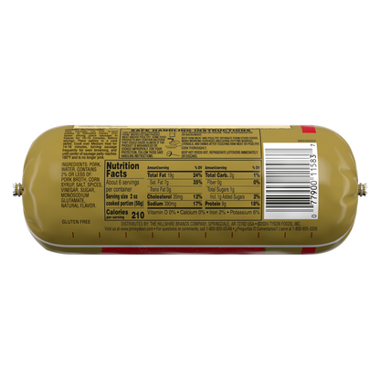 Jimmy Dean Pork Hot Breakfast Sausage Roll (Frozen) - 16oz