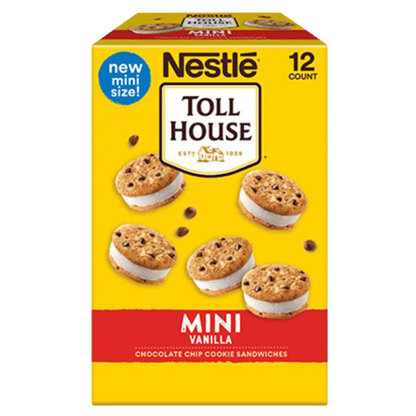 Toll House Mini Ice Cream Sandwichs 12ct