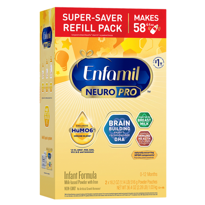 Enfamil NeuroPro Infant Formula Powder Refill Box 36.4oz