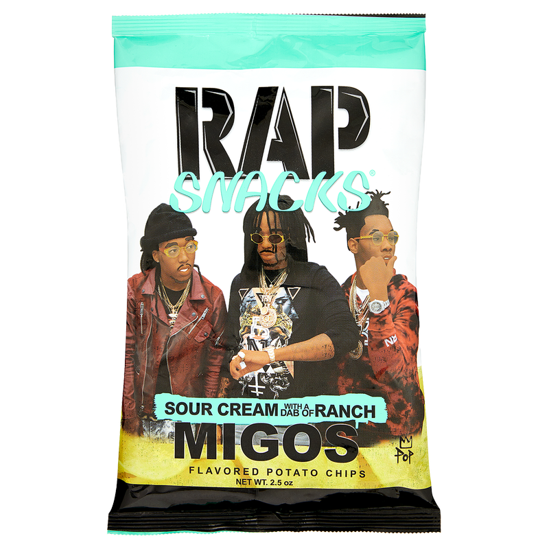 Rap Snacks Migos Sour Cream and Ranch Chips 2.5oz