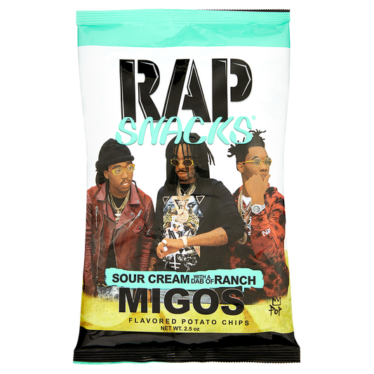 Rap Snacks Migos Sour Cream and Ranch Chips 2.5oz