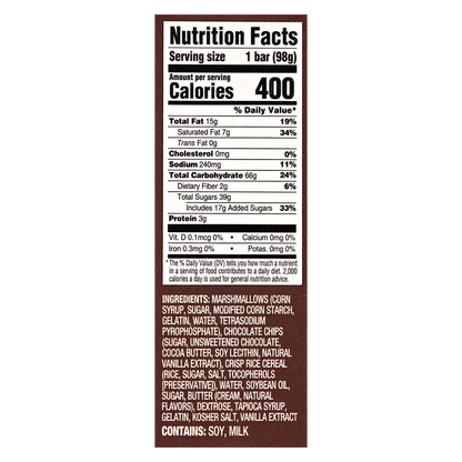 The Gopuff S'mores Crispy Treat Bar 3.5oz