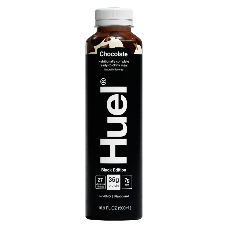 Huel Black Edition Chocolate Protein Ready-to-Drink Meal Replacement 16.9oz Btl
