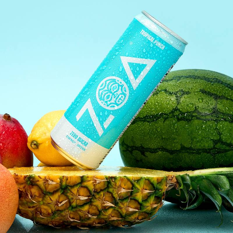 ZOA Energy Tropical Punch 12oz Can