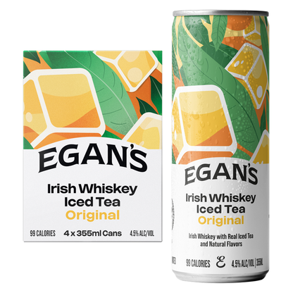 Egan's Irish Whiskey Iced Tea 4pk 12oz Can