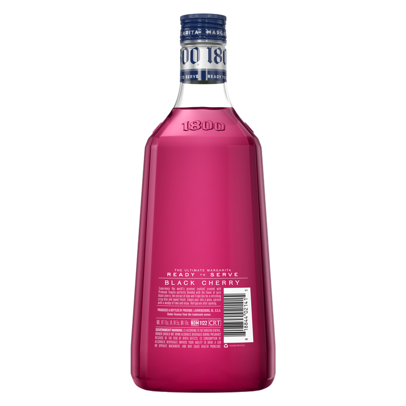 1800 The Ultimate Margarita Black Cherry Ready to Drink Cocktail 1.75L 9.95% ABV