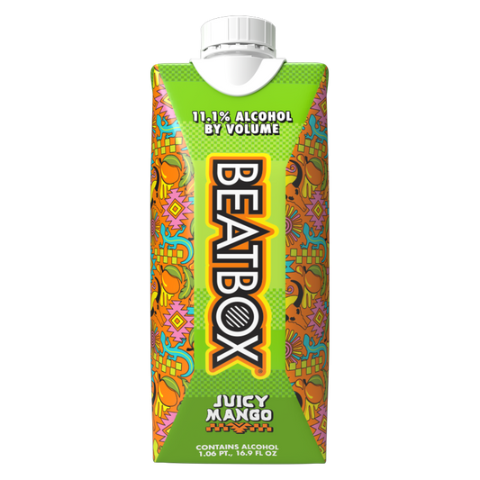 BeatBox Juicy Mango 500ml 11.1% ABV Wine Party Punch