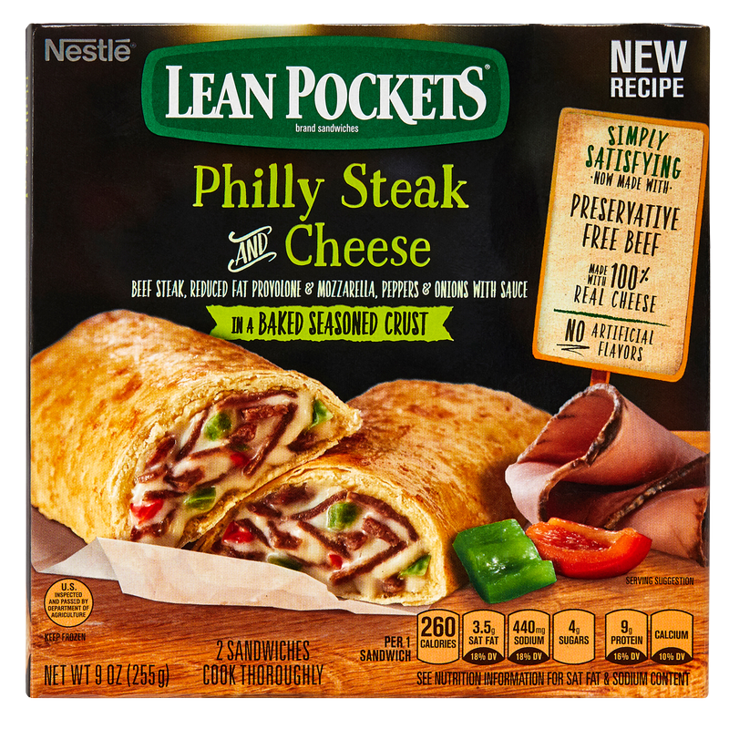 Lean Pocket Philly Steak & Cheese 2ct