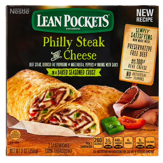 Lean Pocket Philly Steak & Cheese 2ct