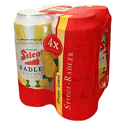 Stiegl Lemon Radler 4pk 16oz Can