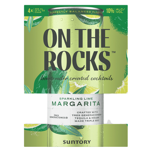 On The Rocks Lime Margaita 4pk 12oz Can 10% ABV