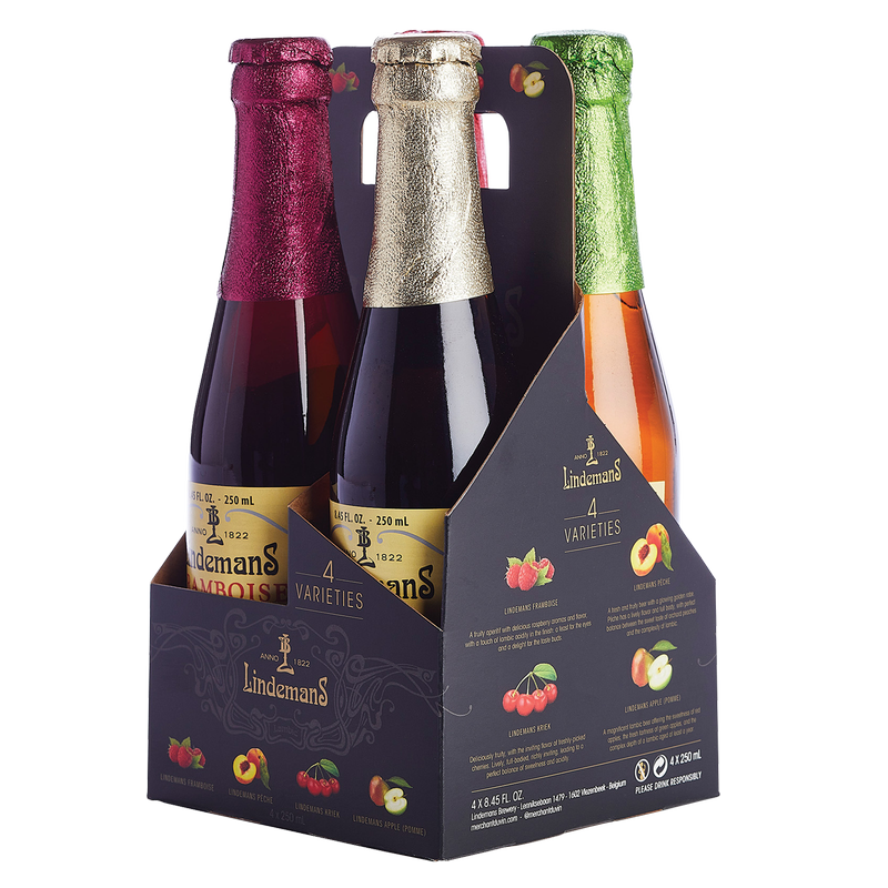 Lindemans Lambic Variety Pack 4pk 250ml Bottles 3.2% ABV
