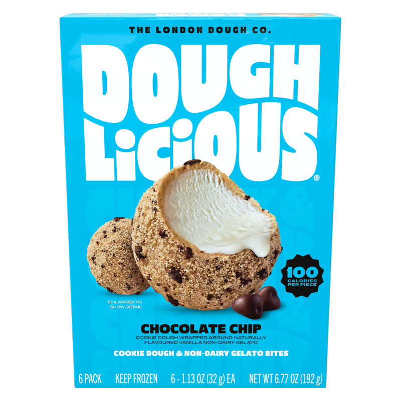 Doughlicious Chocolate Chip Cookie Dough & Gelato Bites 6 ct