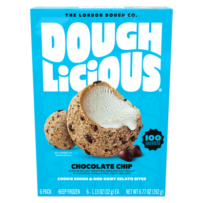 Doughlicious Chocolate Chip Cookie Dough & Gelato Bites 6 ct