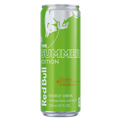 Red Bull Energy Drink The Summer Edition Curuba Elderflower 12oz Can